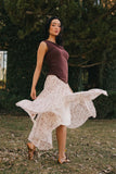 Joanna Floral Midi Skirt FINAL SALE