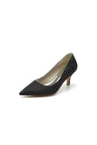 Lace Pointed Toe Kitten Heels