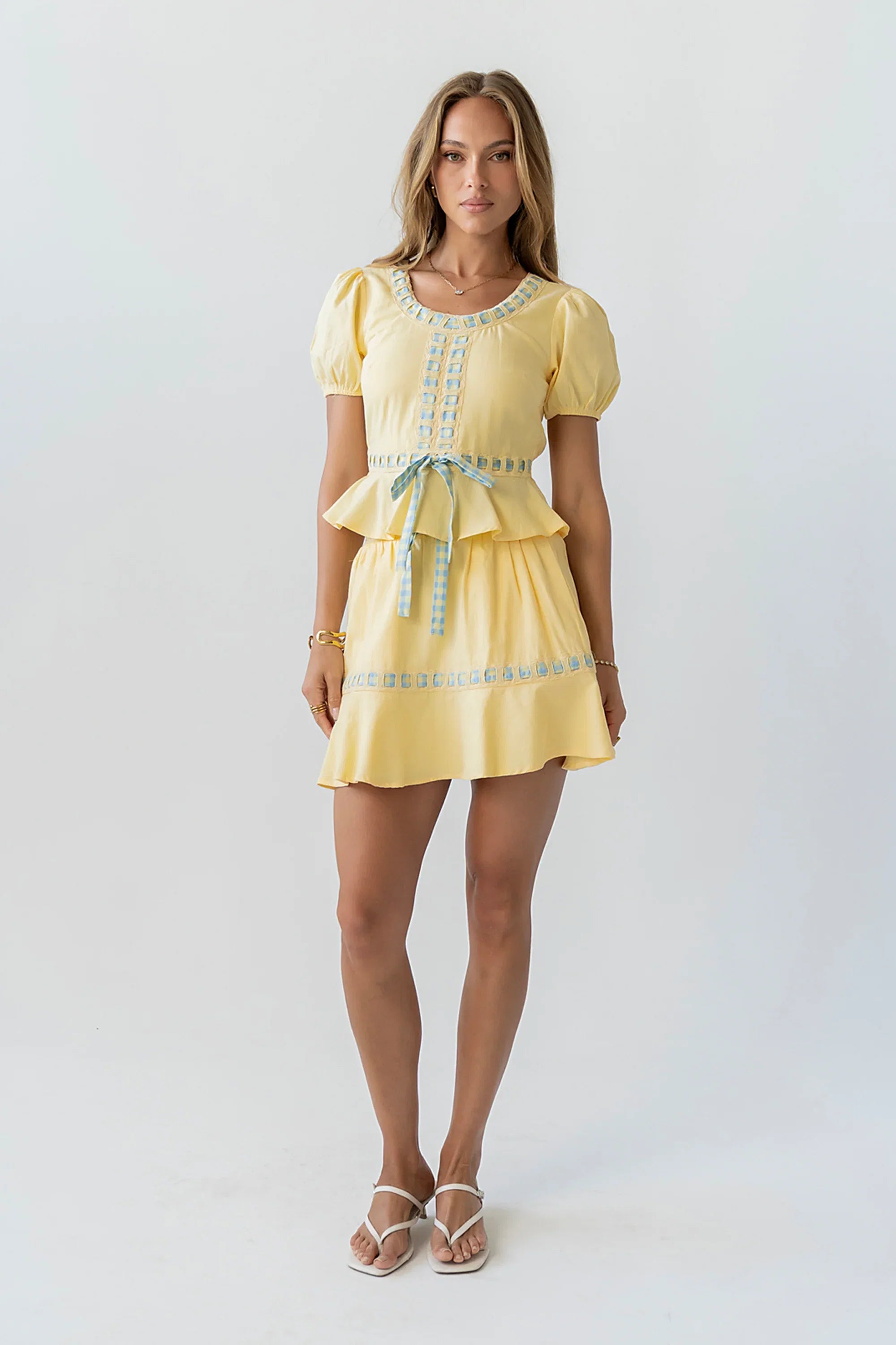 Wesley Baby Doll Top in Yellow