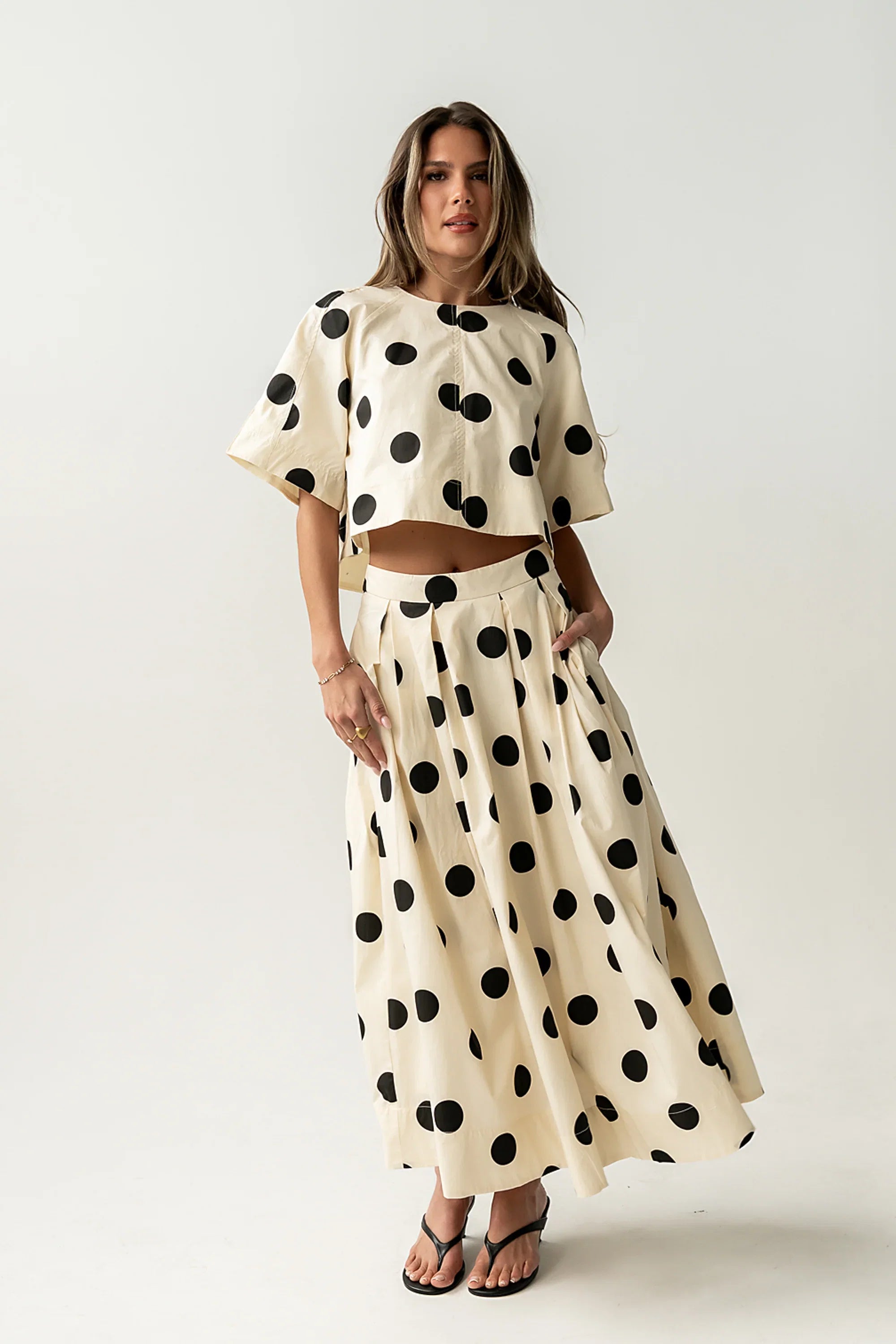 Jacklynn Polka Dot Blouse