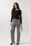 Opie Smocked Top in Black FINAL SALE