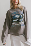 Mount Rainier Crewneck in Grey FINAL SALE