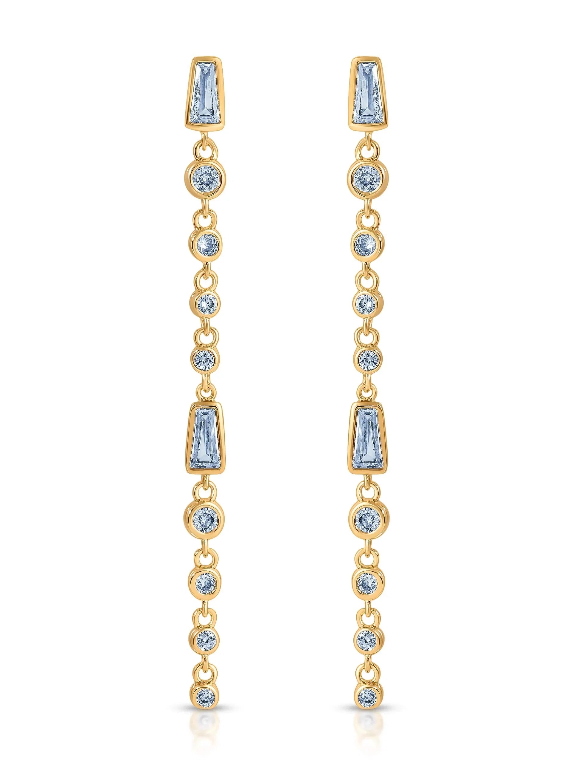 Crystal Linear Earrings