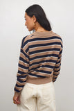 Morgan Striped Sweater in Taupe FINAL SALE