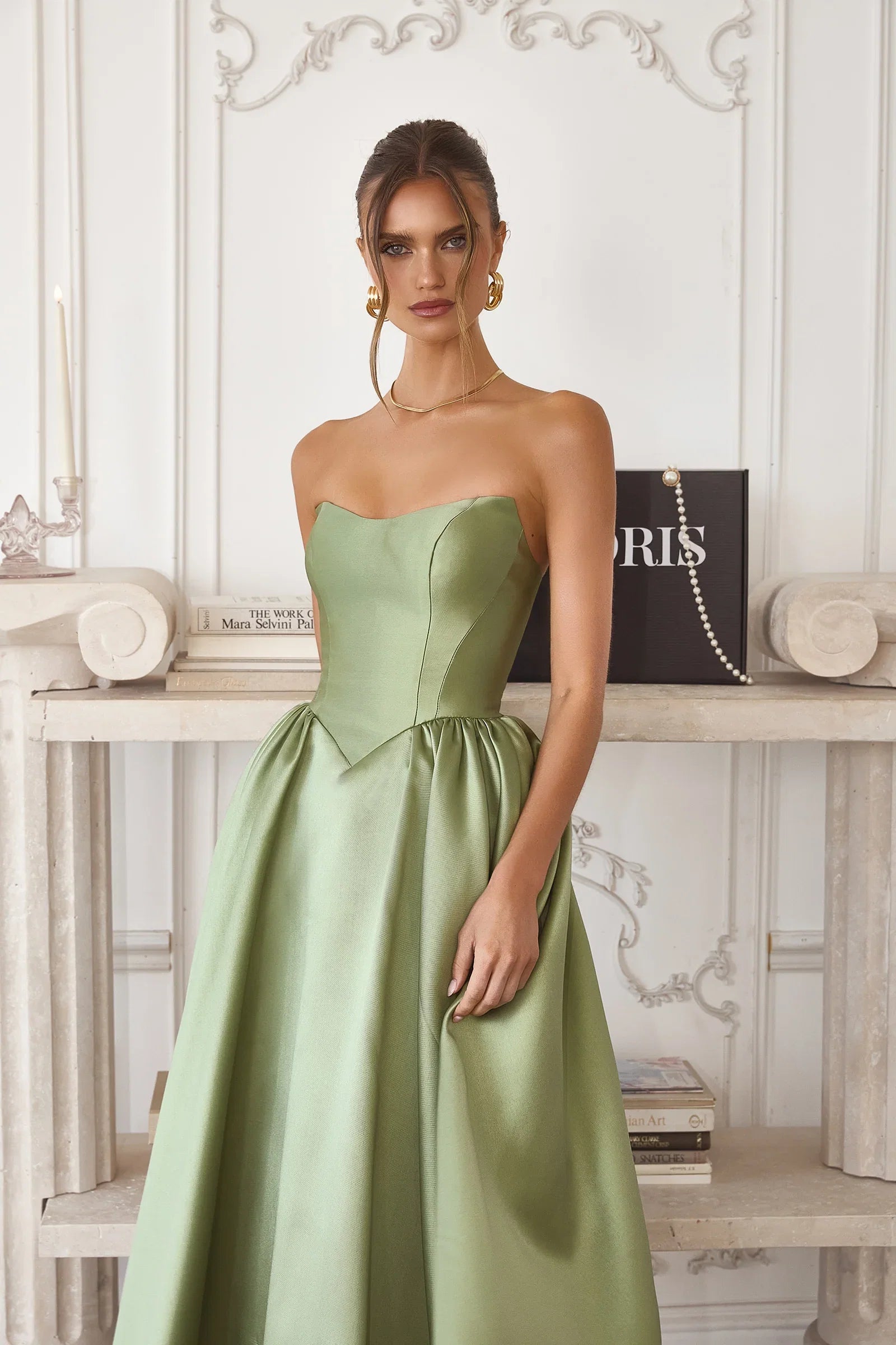 Talullah Midi Dress Mikado Cocktail Dress