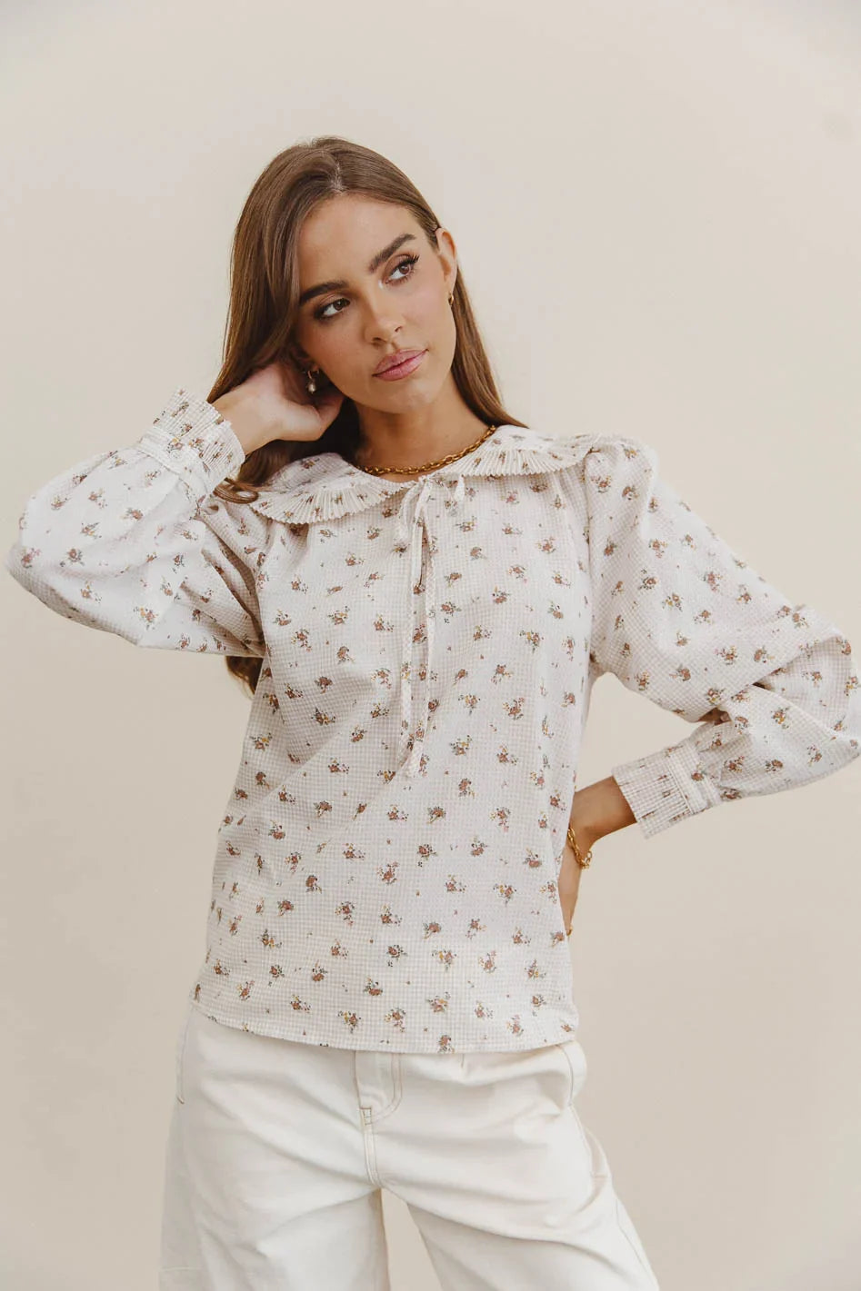 Destiny Ruffled Top FINAL SALE