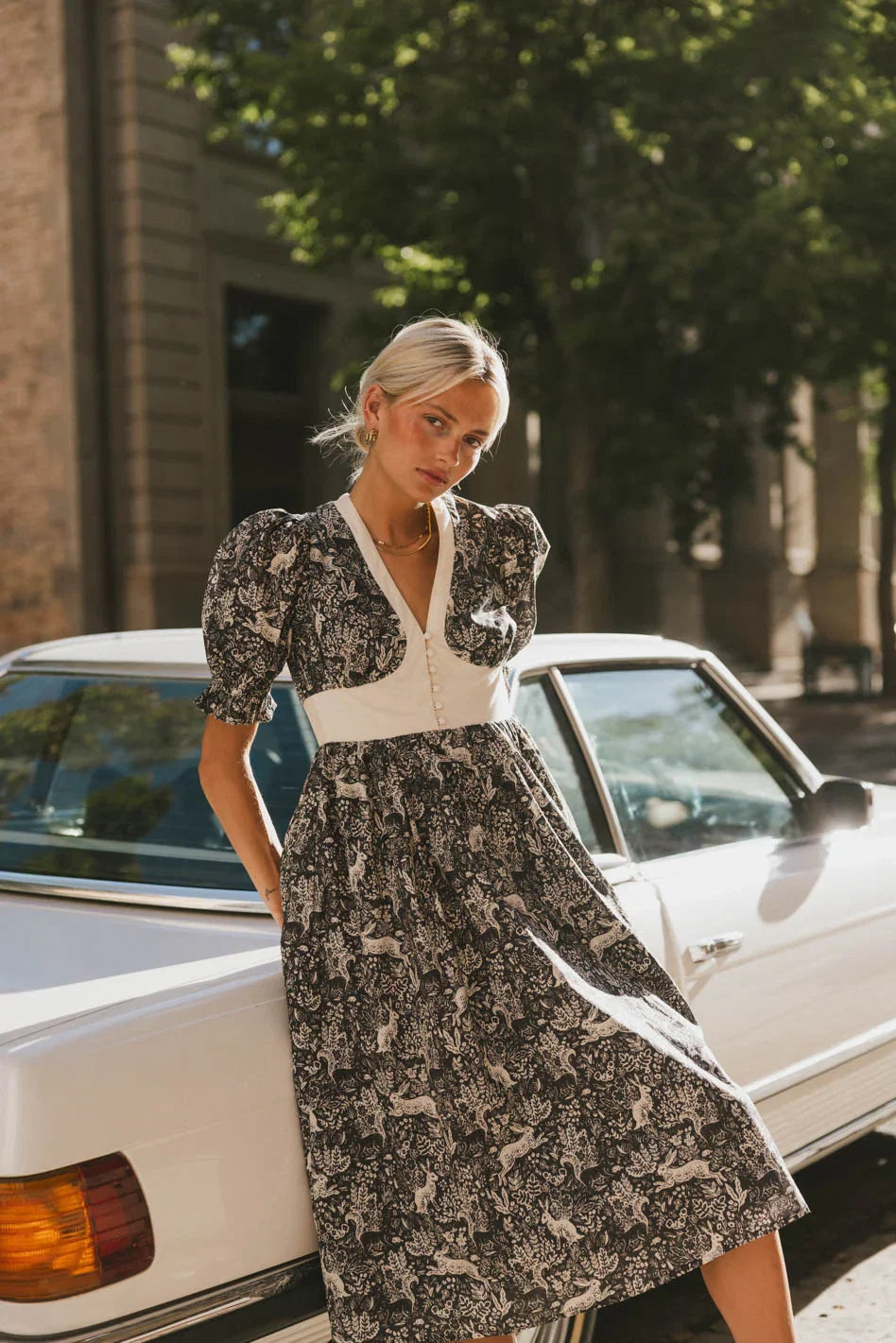 The Flora and Fauna Midi Dress FINAL SALE