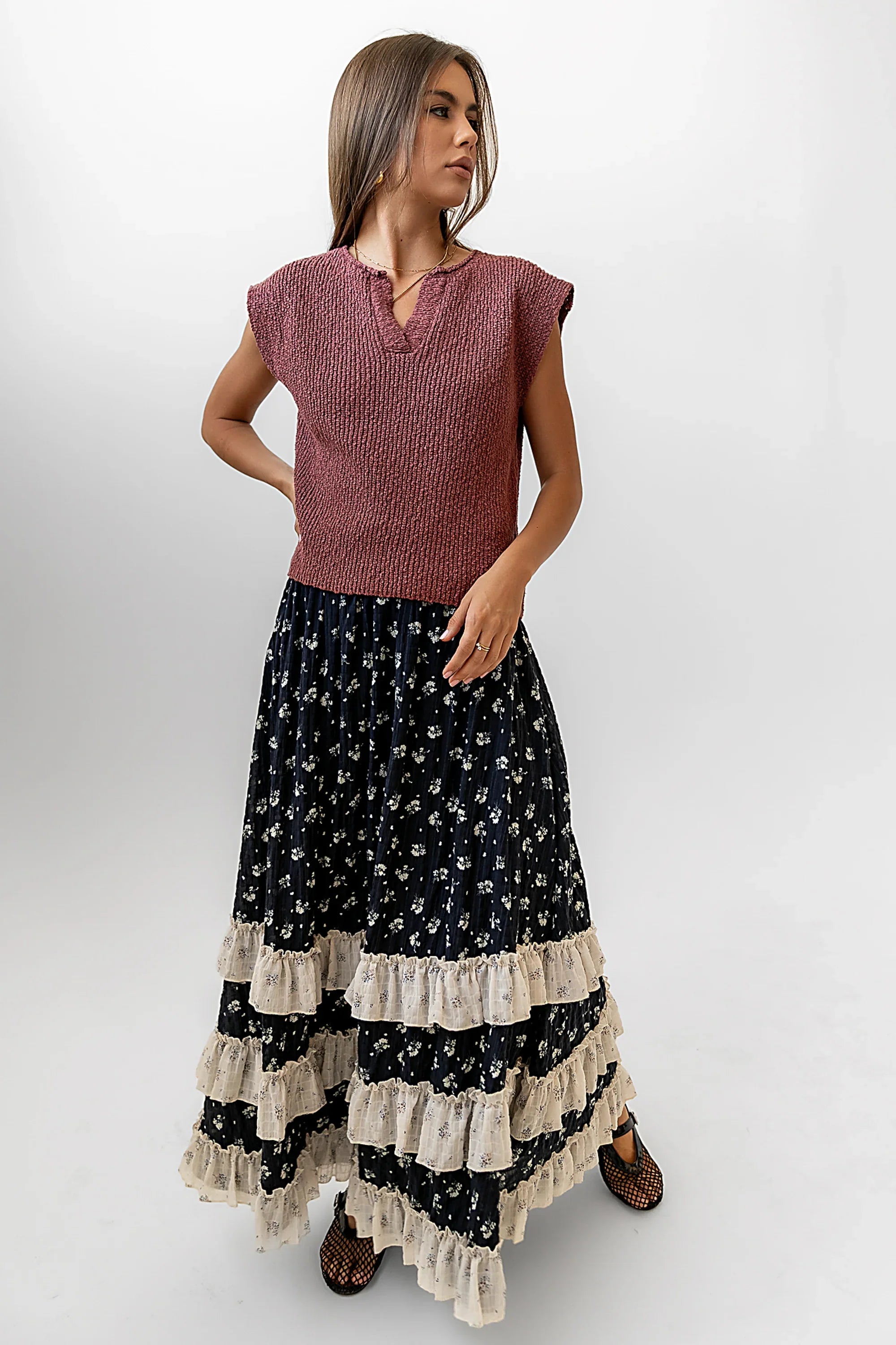 Aylin Sweater in Marsala FINAL SALE