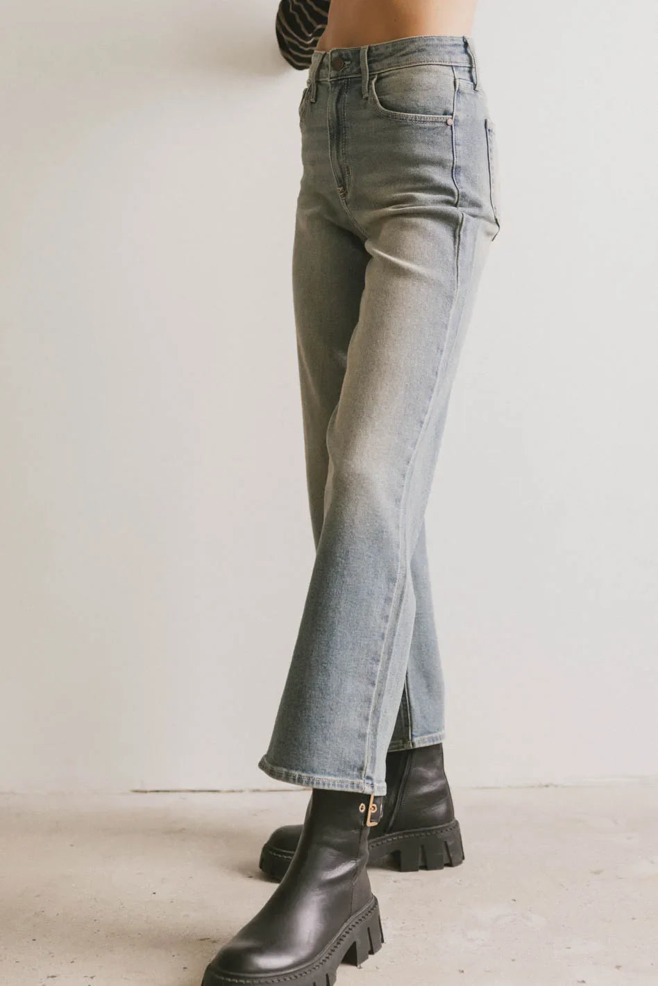 Reva Straight Leg Jeans in Medium Wash FINAL SALE