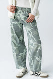 Maddison Camo Barrel Jeans FINAL SALE