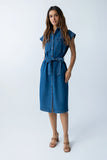 Randall Denim Midi Dress