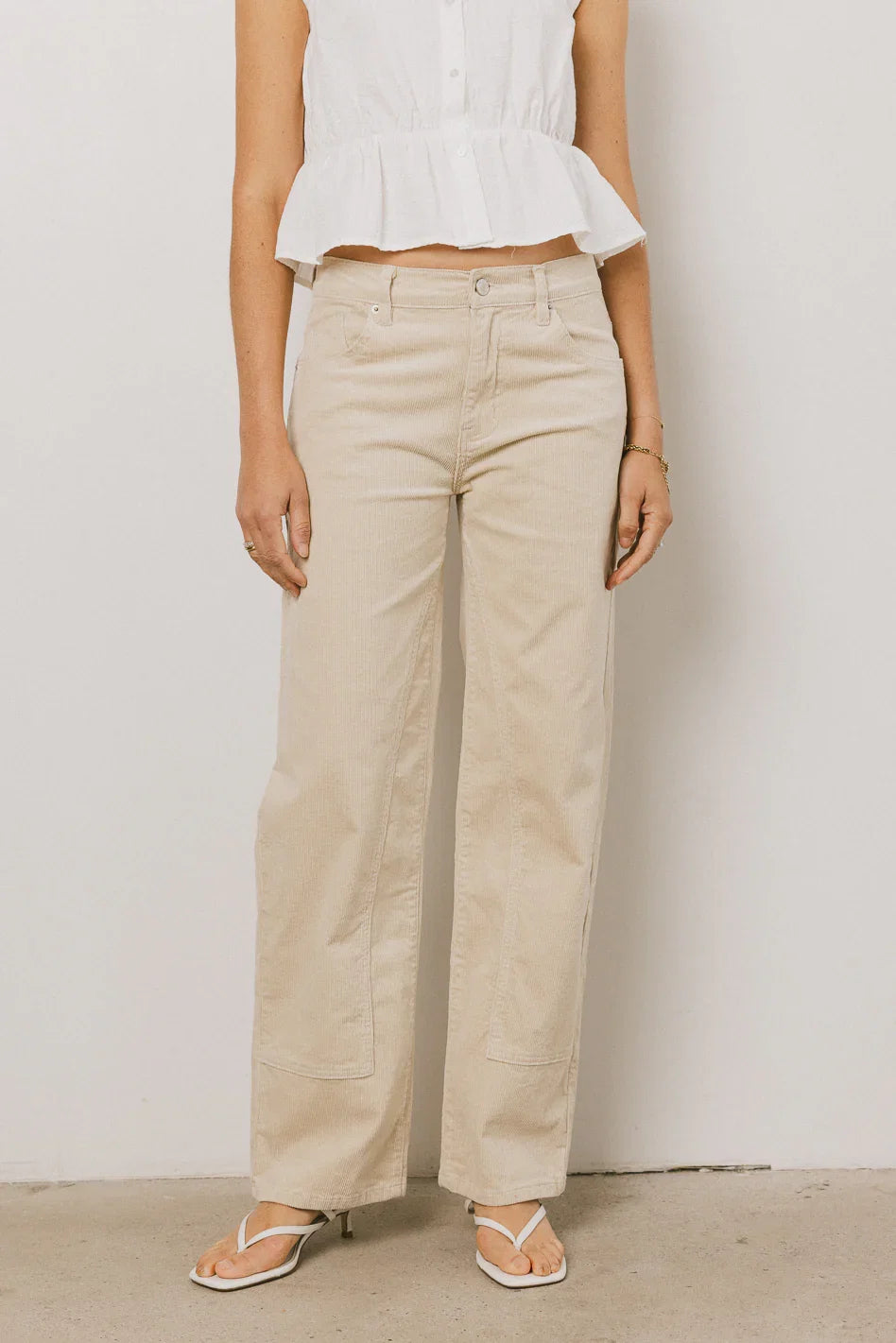 Kaya Corduroy Straight Leg Pants FINAL SALE