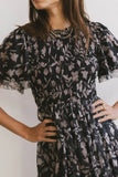 Sofia Midi Dress in Black FINAL SALE