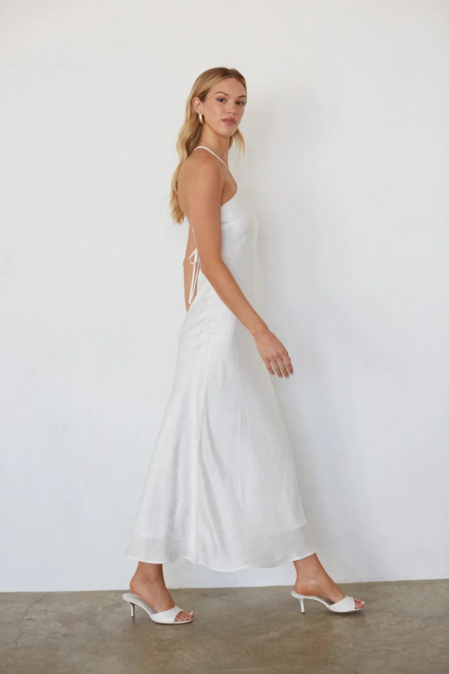 Eliana Open Back Maxi Dress