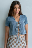 Randy Scalloped Top