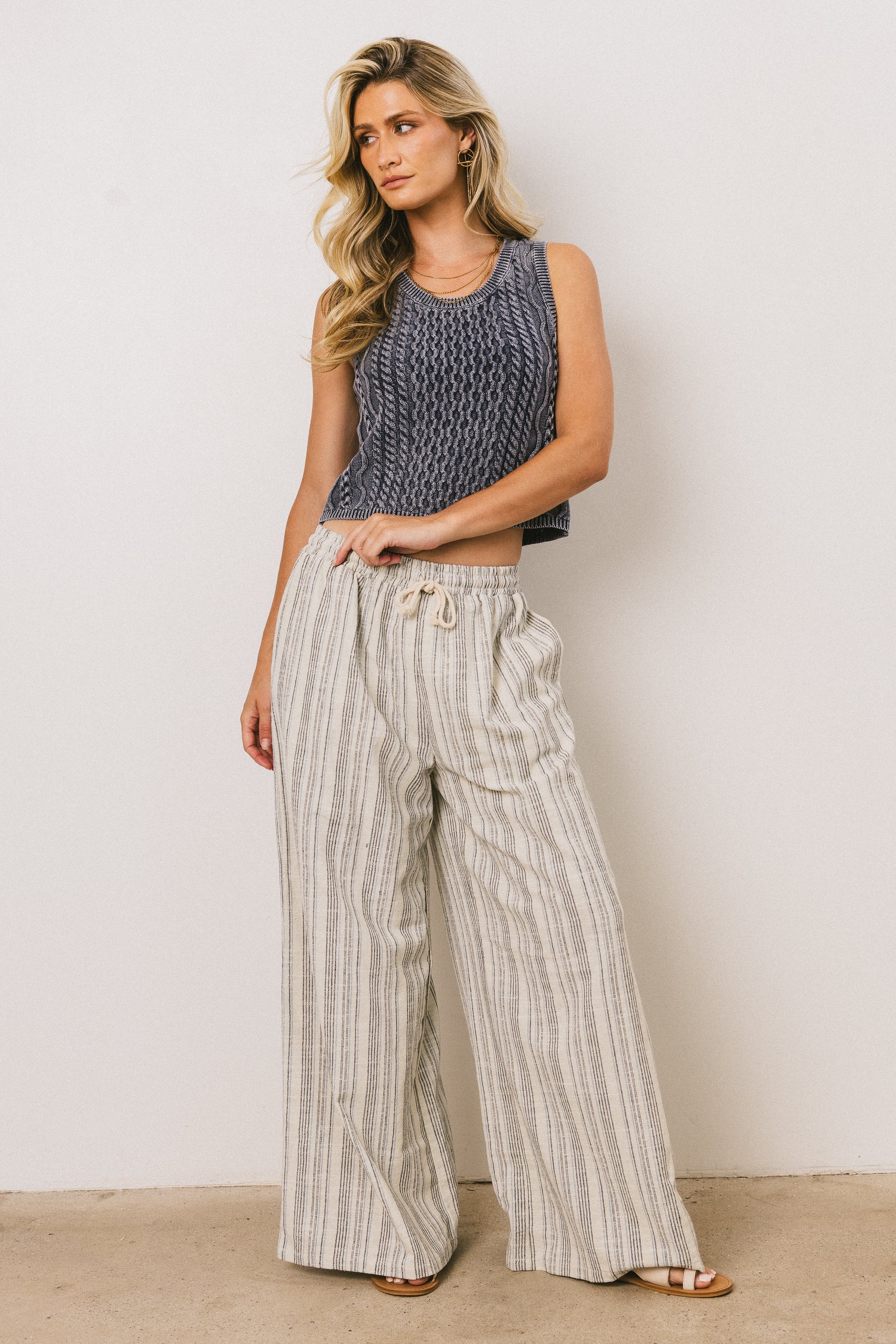 Kirra Striped Wide Leg Pants FINAL SALE