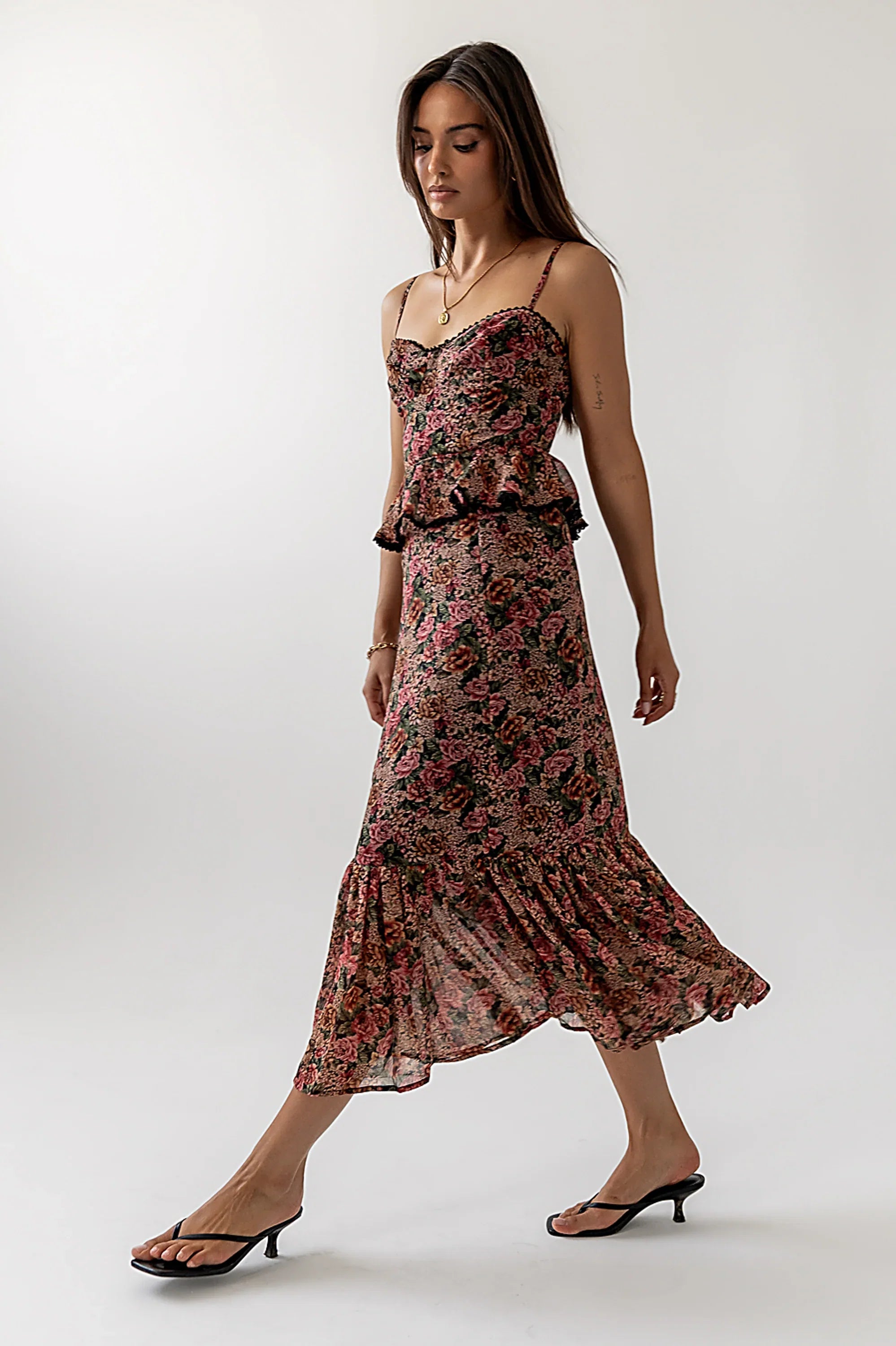 Jennie Floral Midi Dress FINAL SALE