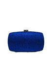 Womens Rhinestones Evening Clutch in Satin