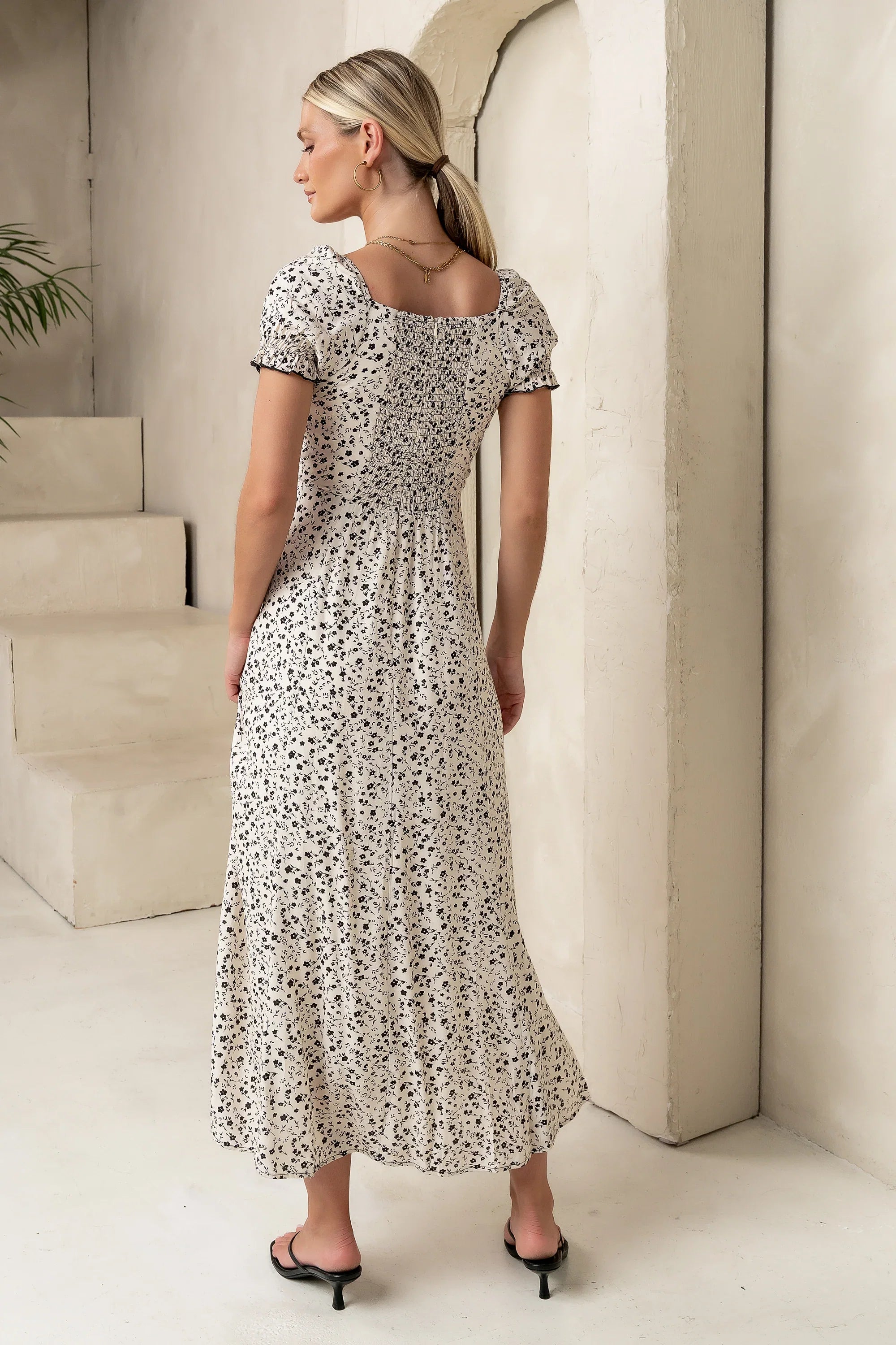 Marlow Maxi Dress in Cream FINAL SALE