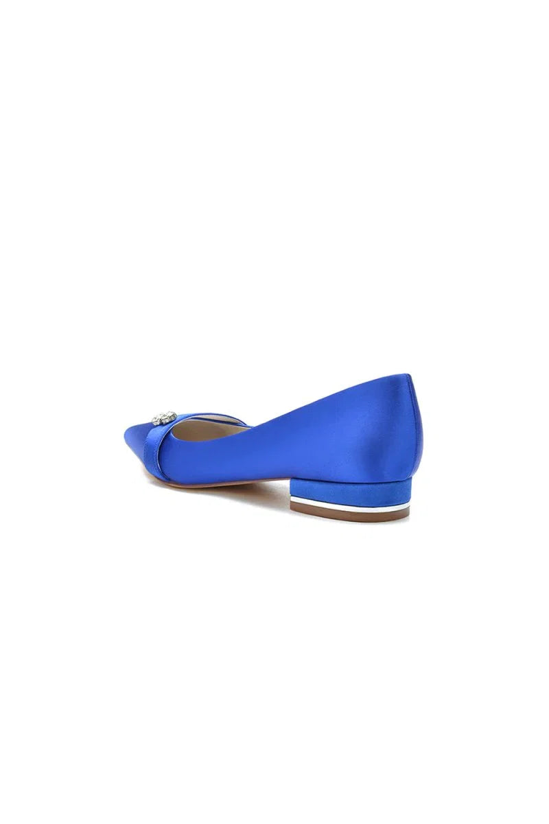 Crystal Cocktail Pointed Toe Flats