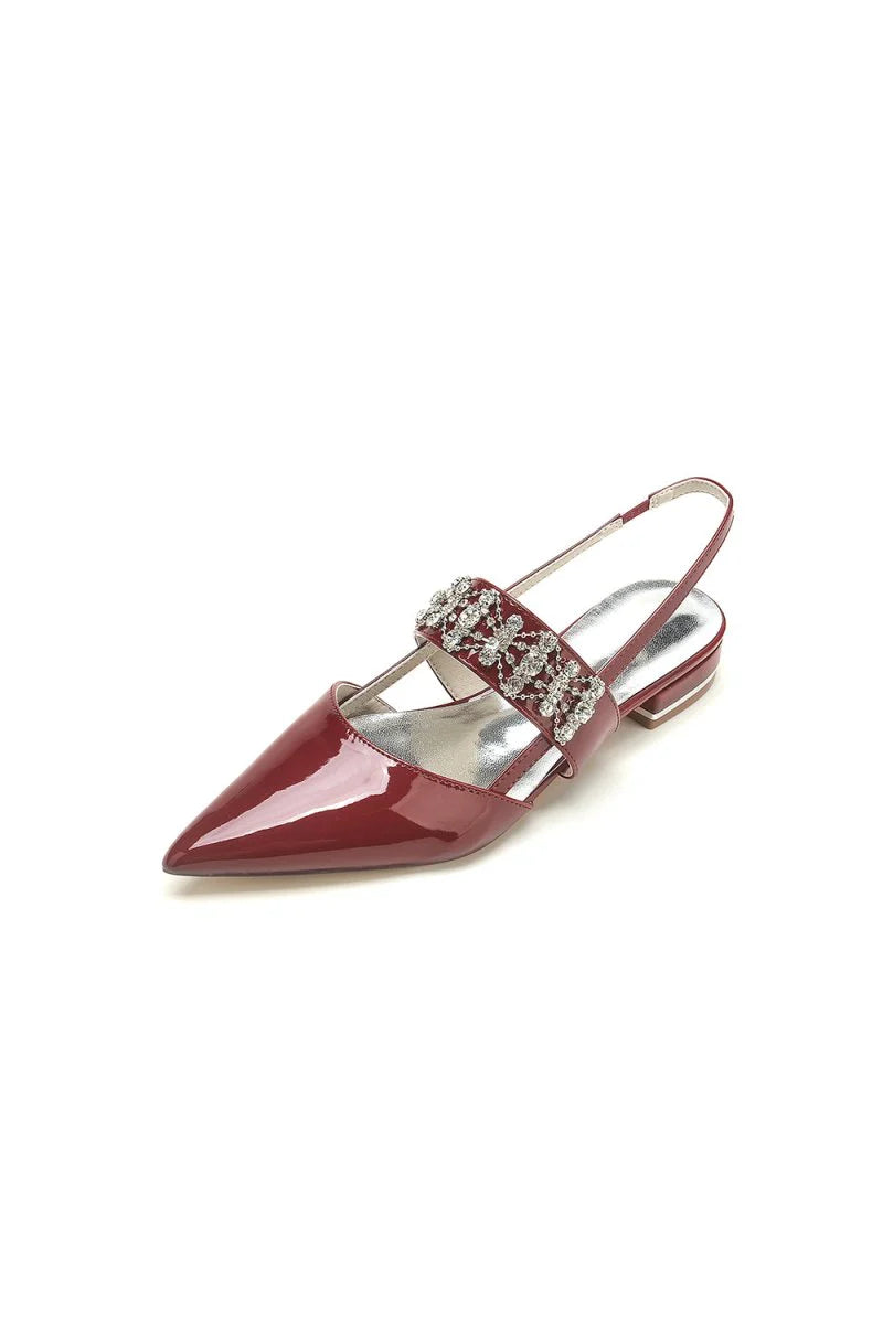 Nude Pink Womens Shoes with Silver Accents