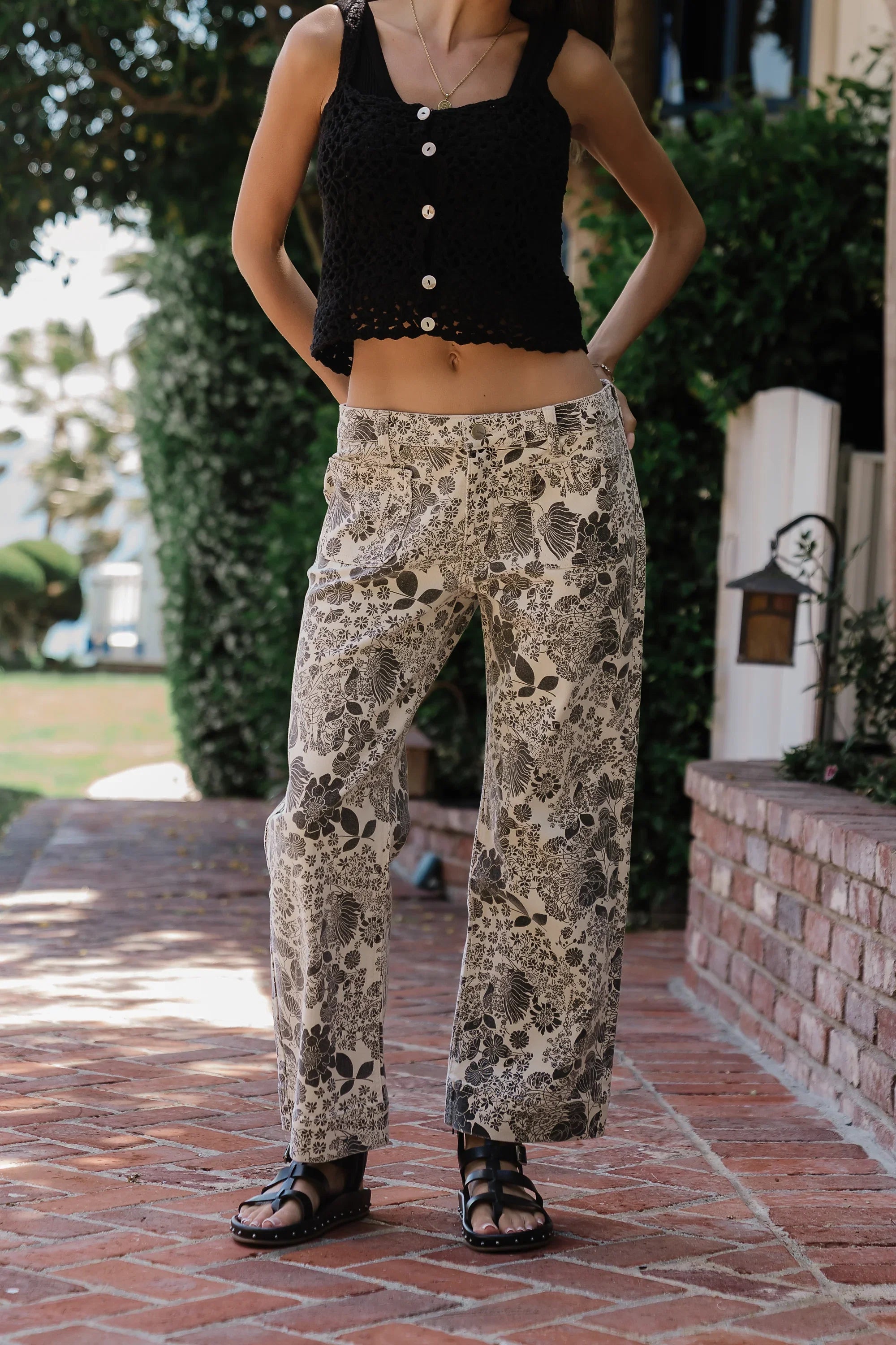 Ronda Slim Wide Leg Jeans
