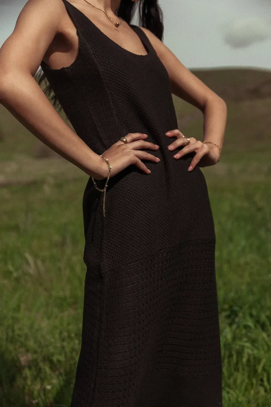 Sonnet Knit Maxi in Black FINAL SALE