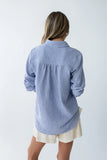 Hillary Striped Button Up