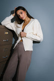 Minnie Knit Cardigan in Cream FINAL SALE