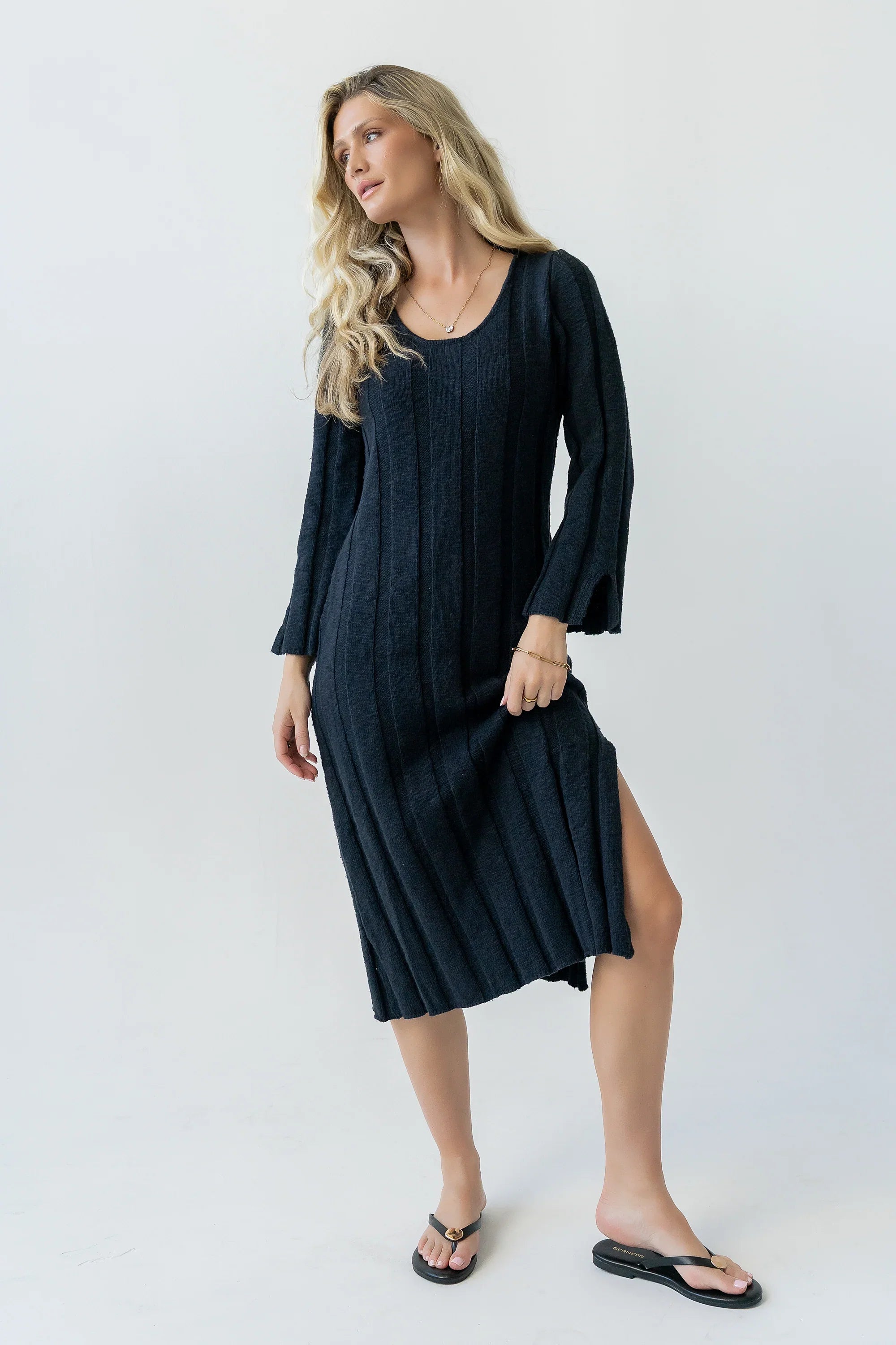 Camile Ribbed Sweater Dress FINAL SALE