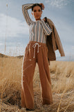 Nico Wide Leg Pants in Rust FINAL SALE