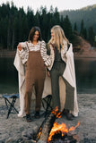 Kestrel Knit Overalls in Mocha FINAL SALE