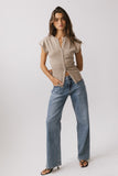 Marco Knit Top in Taupe