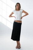 Mallory Pleated Blouse in White