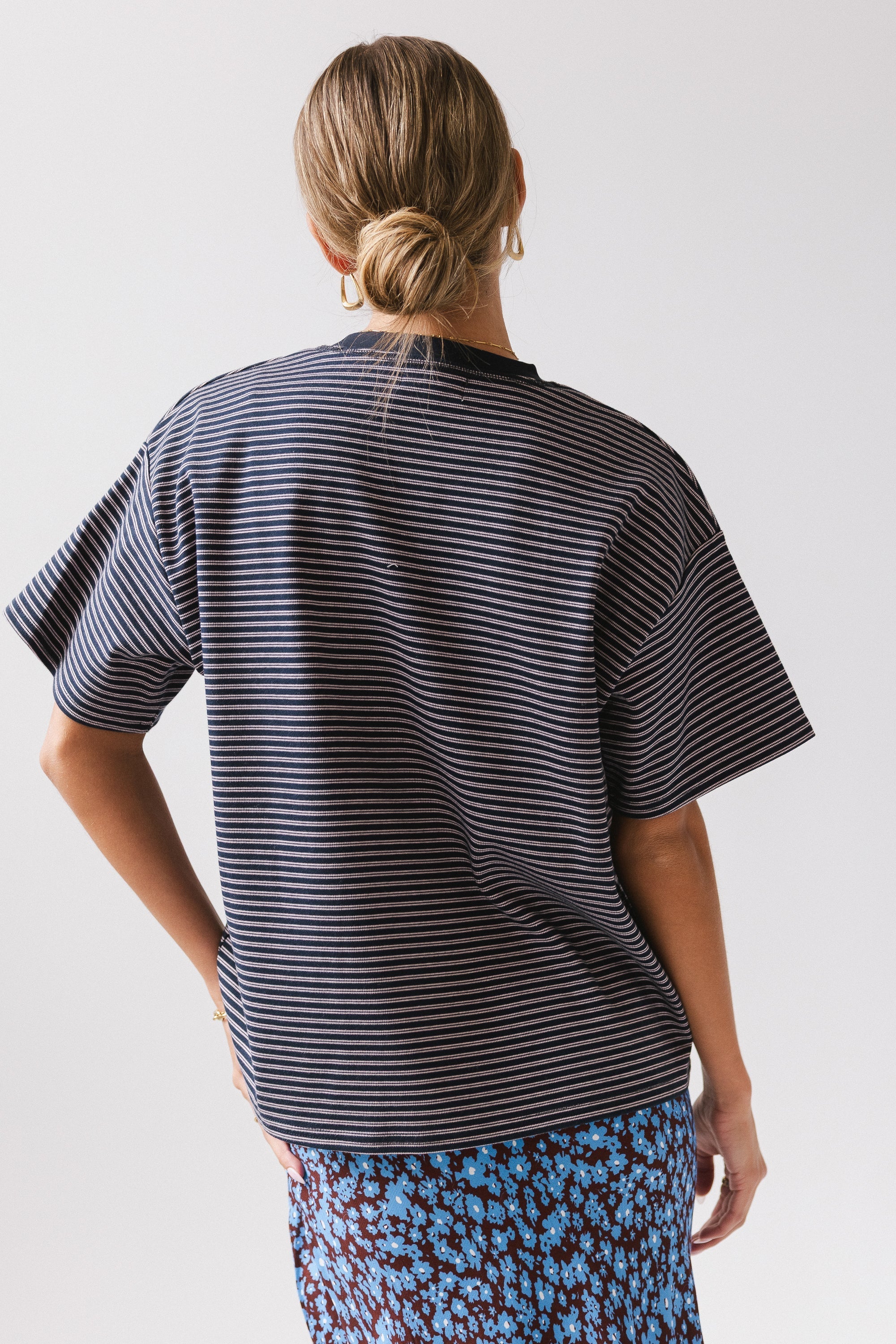 Salem Knit Top in Navy FINAL SALE