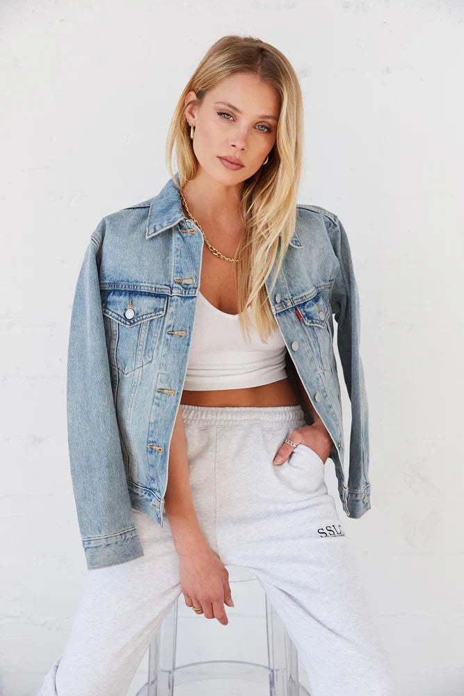 Levis Ex Boyfriend Trucker Denim Jacket For Real