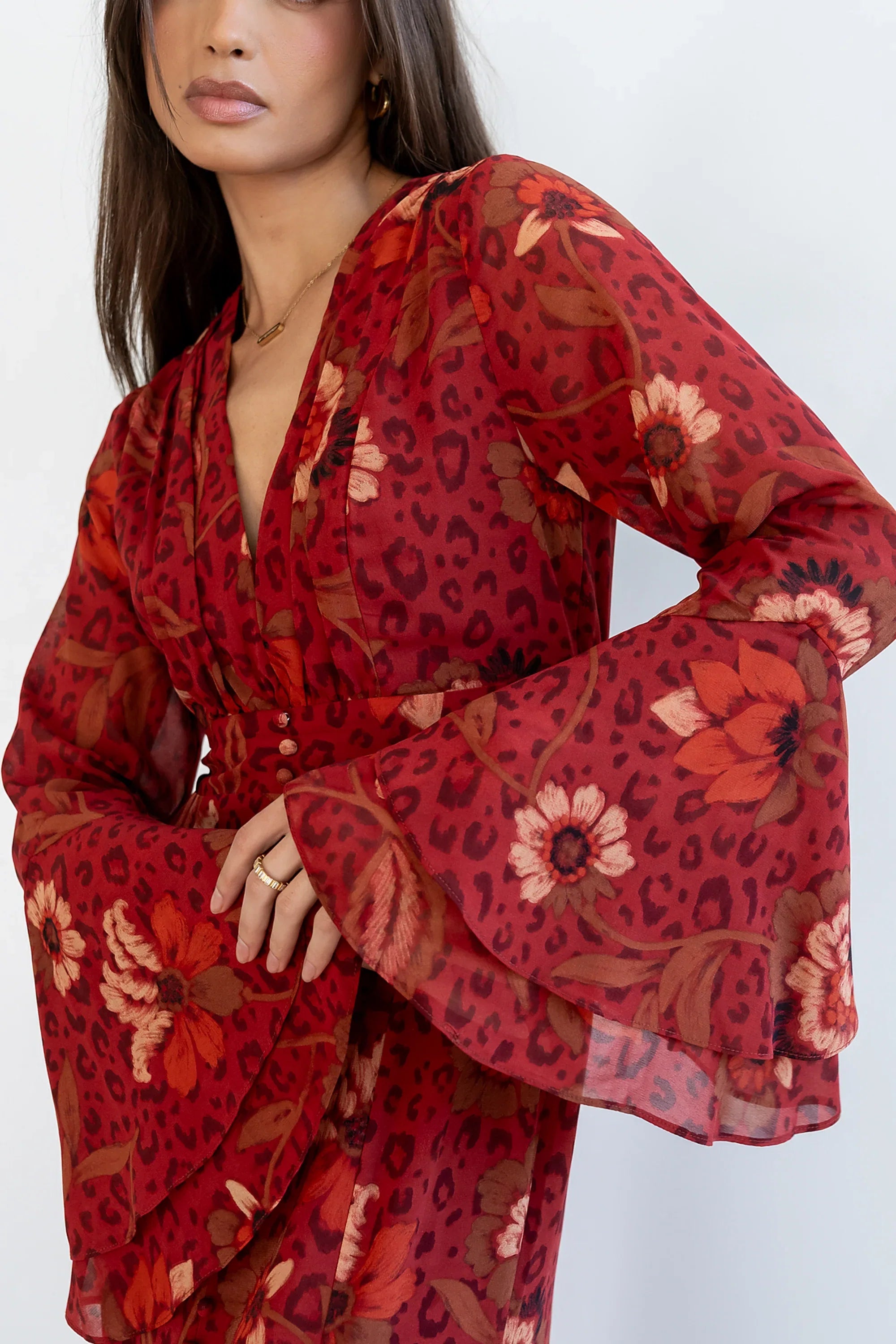 Theo Floral Maxi Dress FINAL SALE