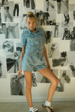Pryia Denim Shorts in Light Wash FINAL SALE