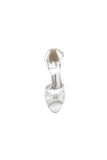 Glitter Open Toe Hollow out Stiletto Heels With Rhinestone