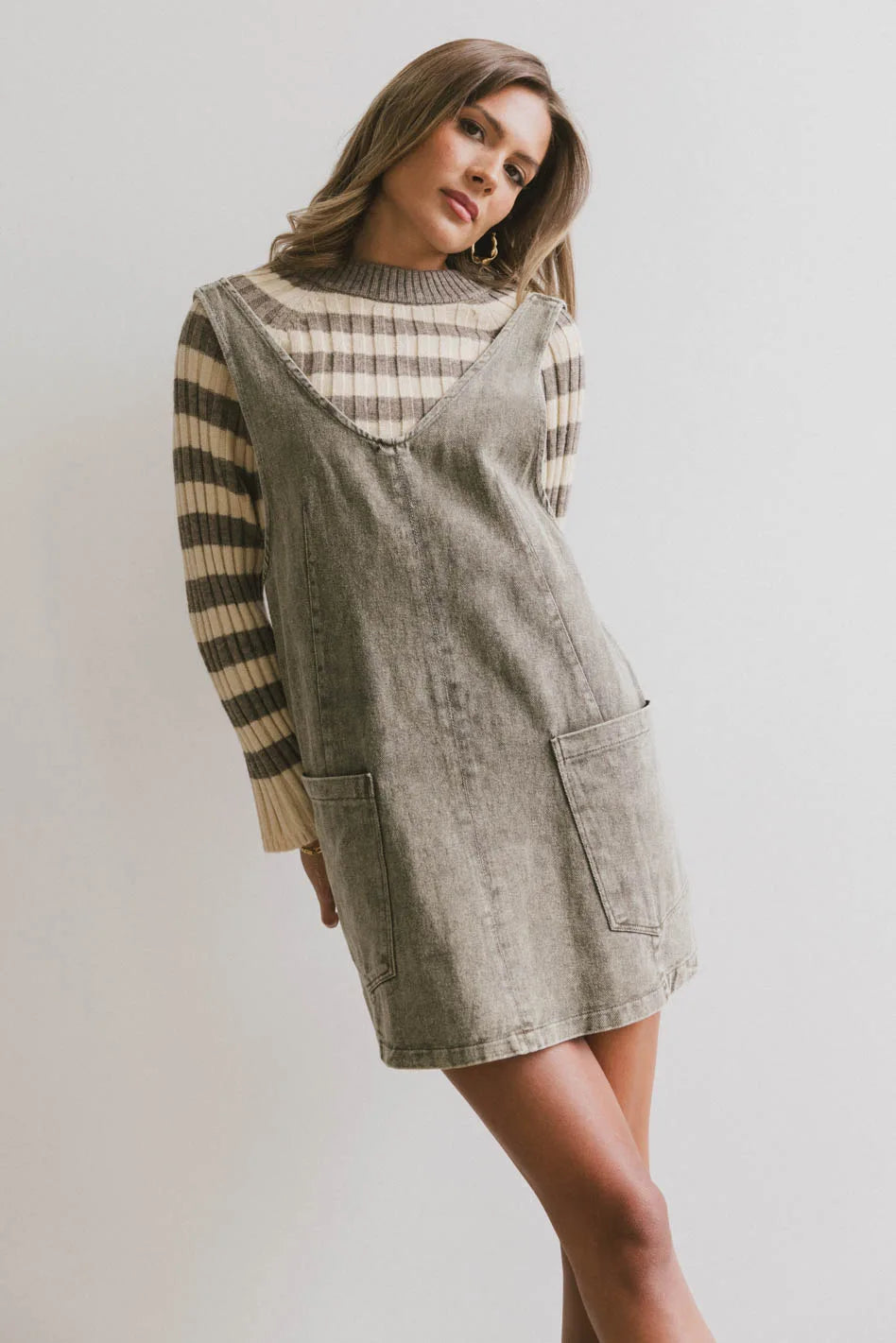 Soskia Denim Mini Dress FINAL SALE