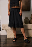 Molly Embroidered Shorts in Black