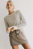 Dane Acid Wash Denim Skirt FINAL SALE