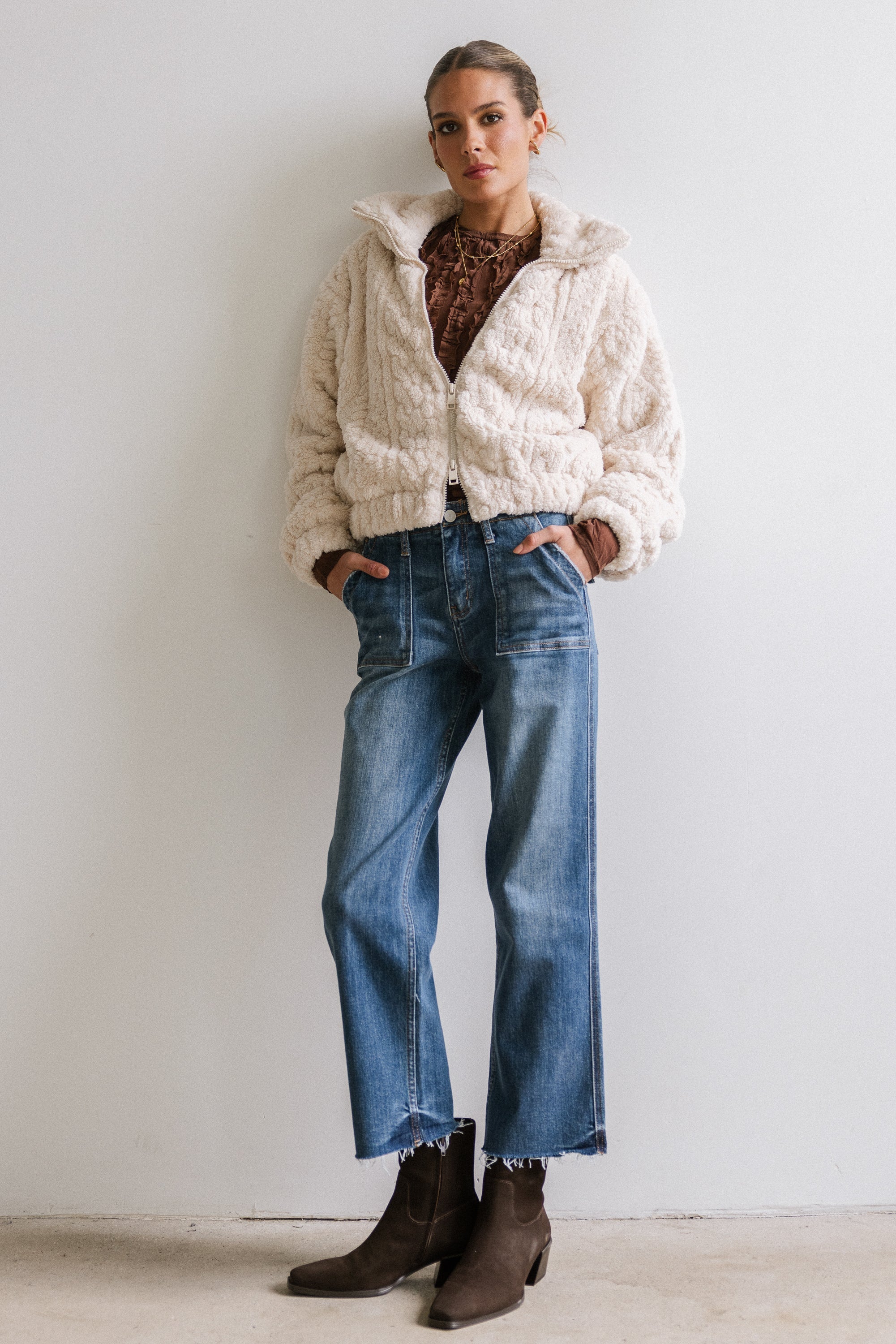 Minnie Sherpa Bomber Jacket FINAL SALE