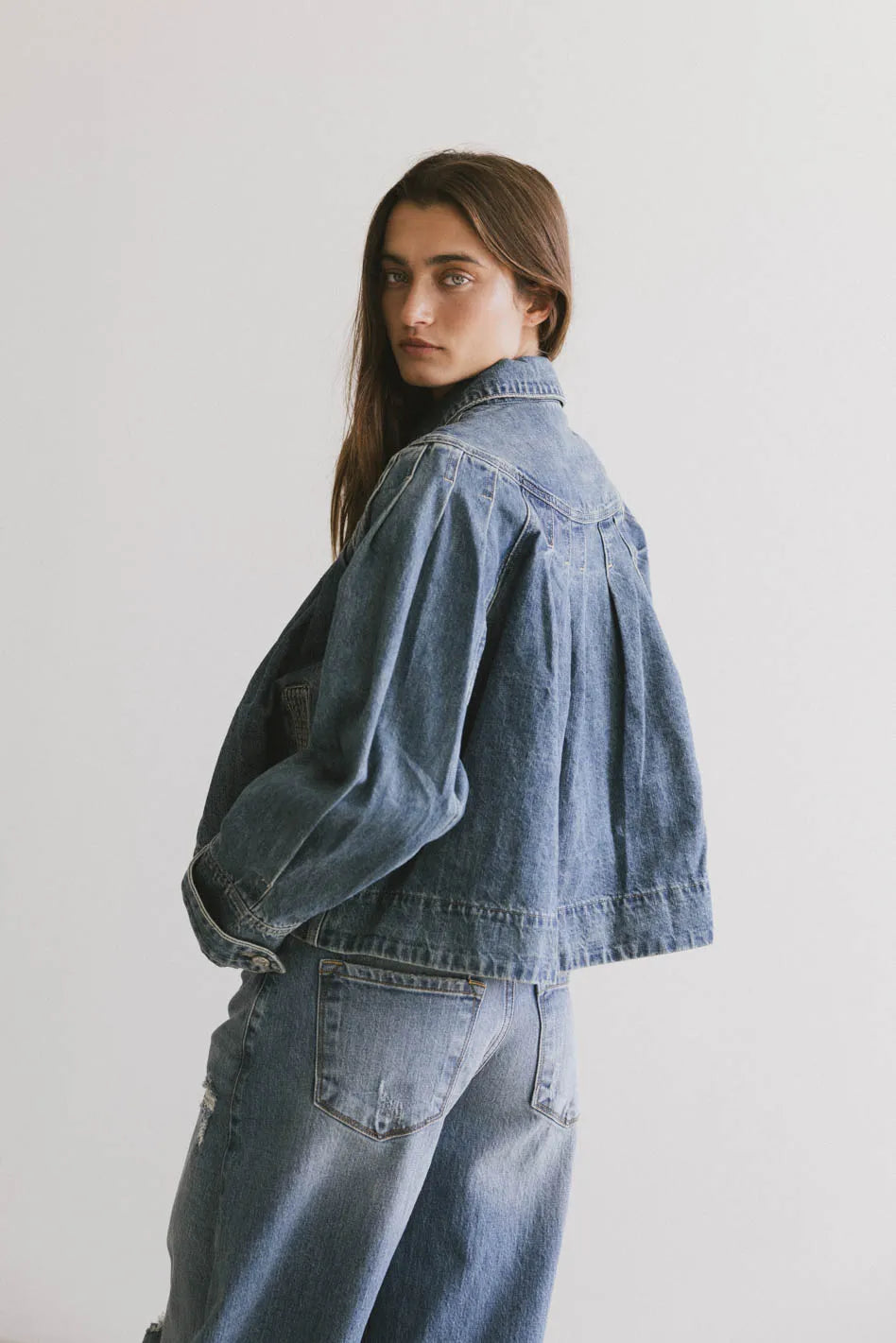 Lennon Denim Jacket Medium Wash