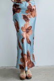 Kenya Satin Maxi Skirt