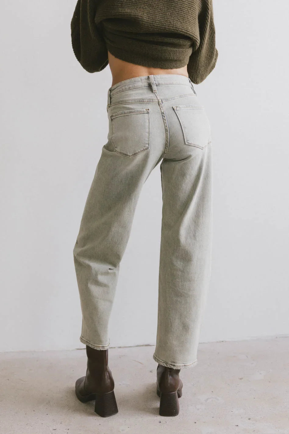 Frenchie Barrel Jean FINAL SALE