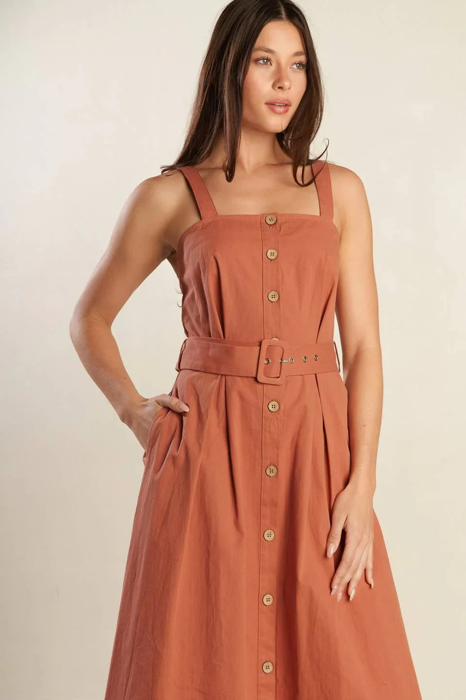 CALIFORNIA DREAMING BUTTON DOWN DRESS FINAL SALE