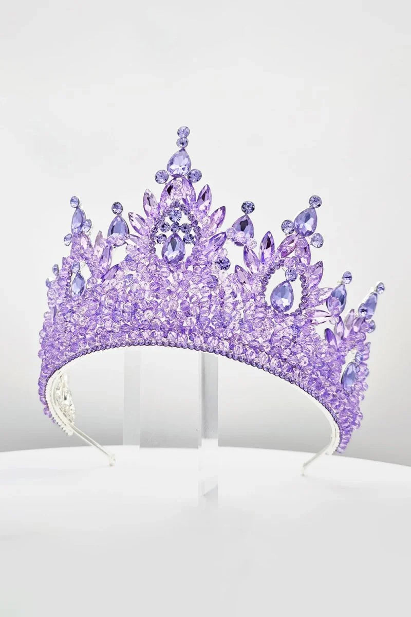 Pink Rhinestone Queen Tiara