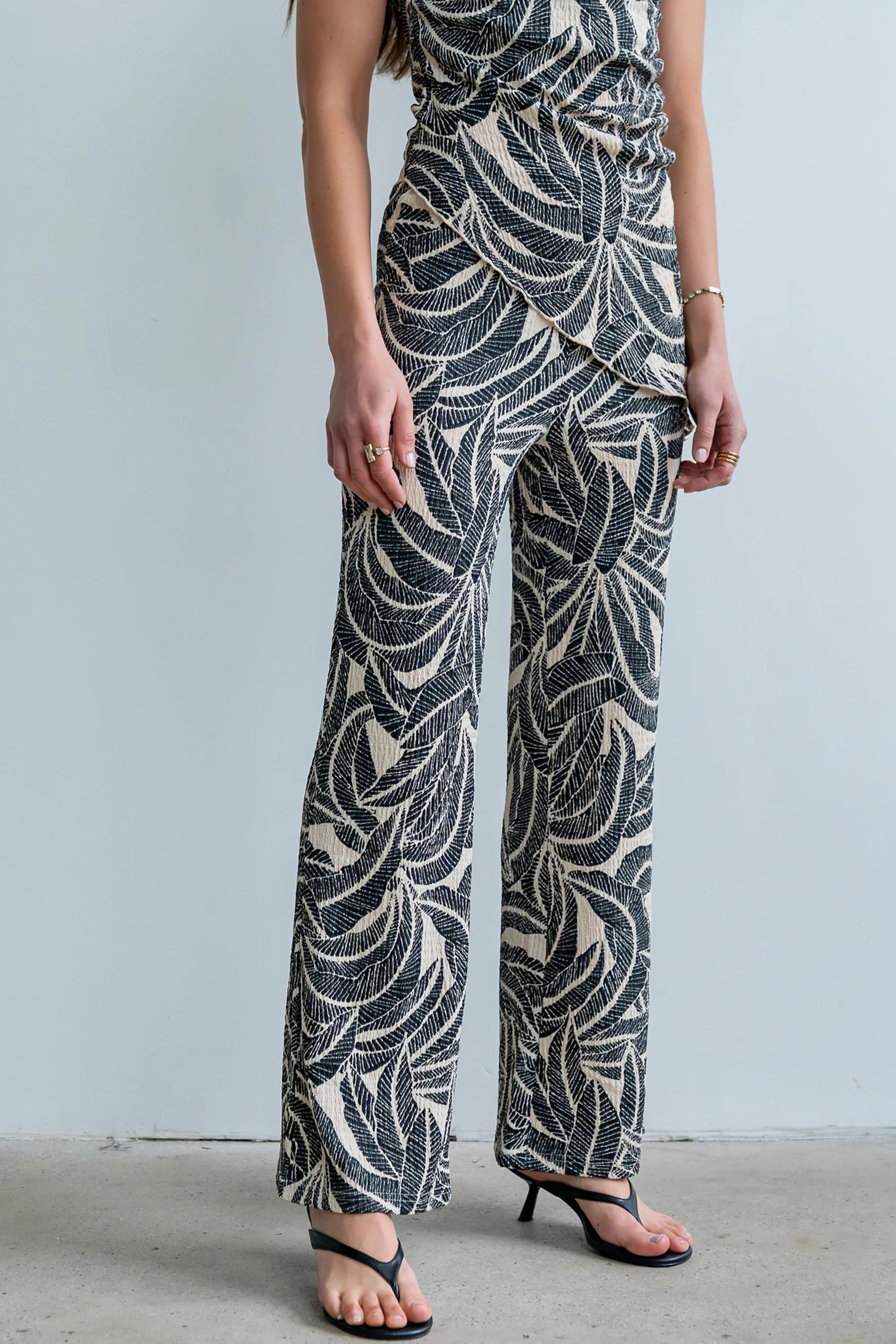 Minnie Abstract Wide Leg Pants