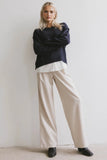 Marcel Knit Sweater in Navy FINAL SALE